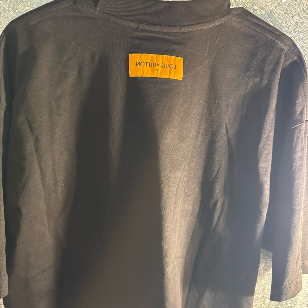 Louis Vuitton Embroidered LV Black Shirt - Picture 2 of 2